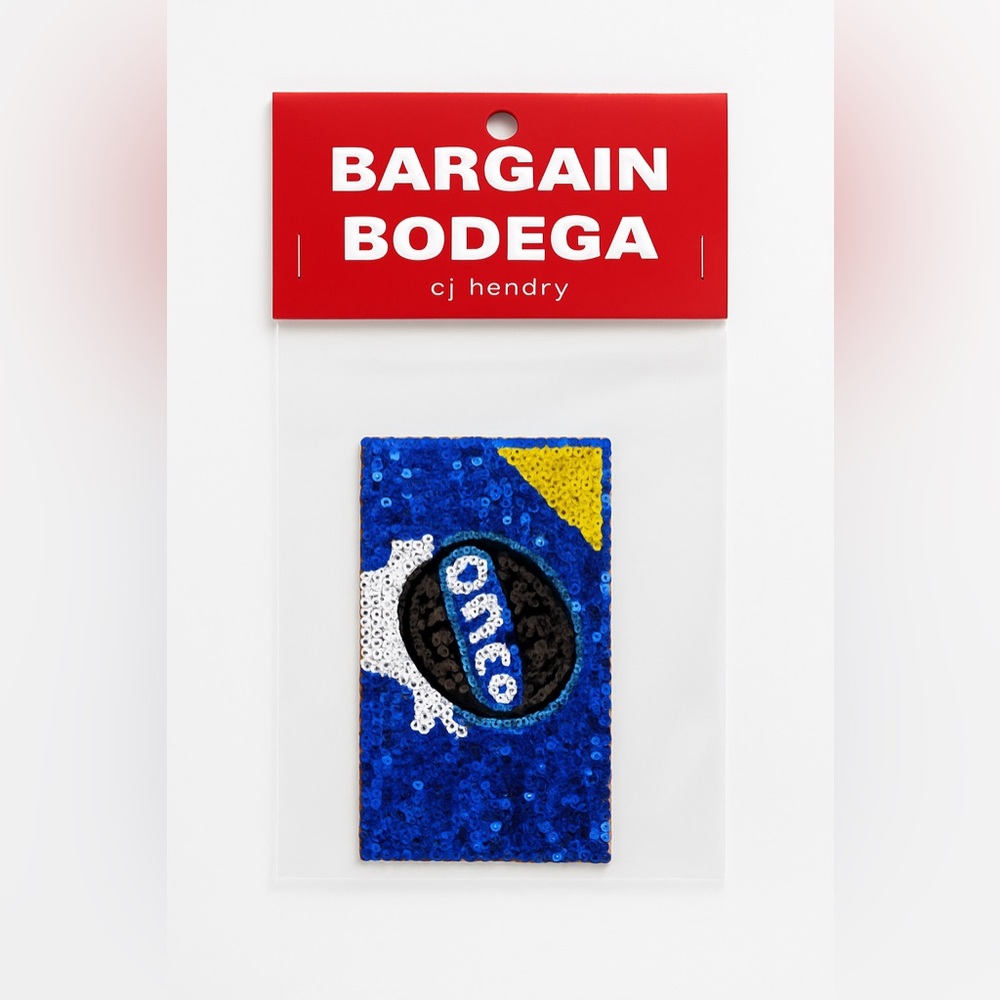 Blue Sequin Iron on Patch